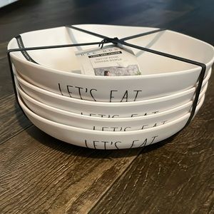 Rae Dunn melamine DINNER bowls